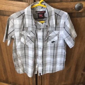 Boy’s Tony Hawk short sleeve button up shirt 👔